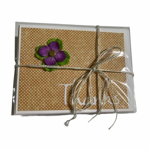 Hibiscus Flower Thank You Card Bundle Set of 6 - Picture 11 of 11